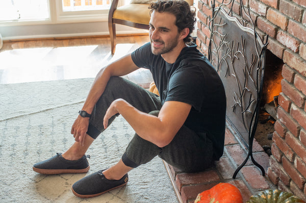 Flojos Zapa - Unisex Slipper Charcoal/Gum