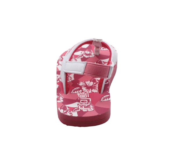 Flojos Tyke - Infant Girl's Sandal White/Pink Hibiscus