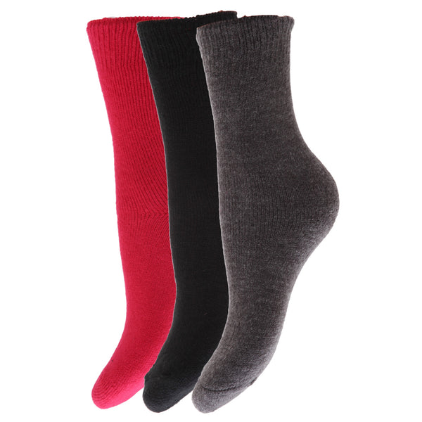 Floso FLOSO Childrens Boys/Girls Winter Thermal Socks (Pack Of 3)