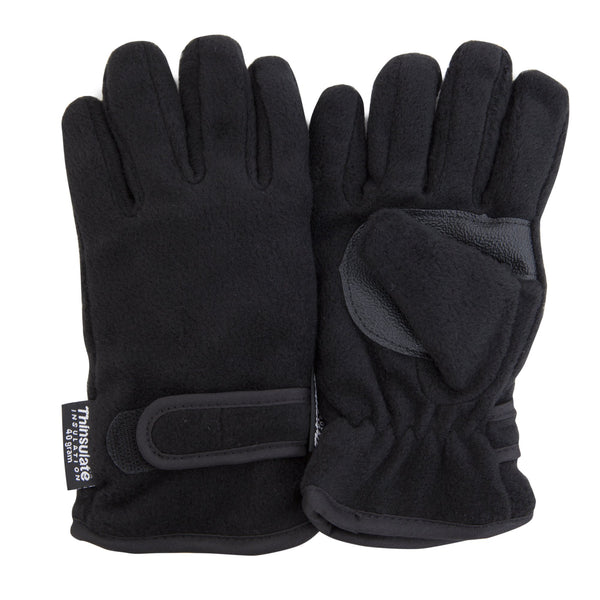 Floso FLOSO Childrens/Kids Thermal Thinsulate Fleece Gloves With Palm Grip (3M 40g)