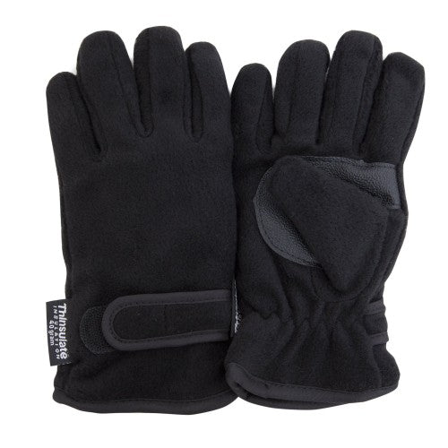 floso FLOSO Childrens/Kids Thermal Thinsulate Fleece Gloves With Palm Grip (3M 40g)