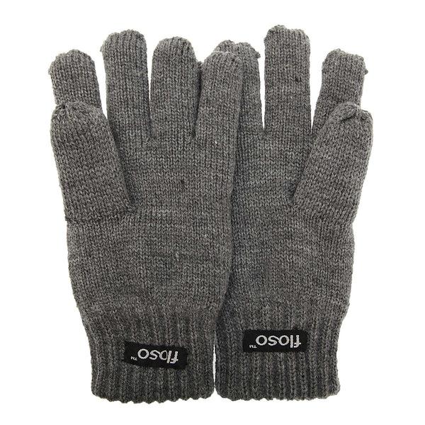 Floso FLOSO Childrens Unisex Knitted Thermal Thinsulate Gloves (3M 40g)