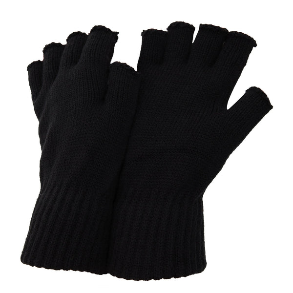 Floso FLOSO Mens Fingerless Winter Gloves