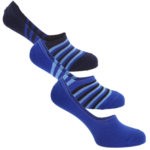 Floso Floso Mens Invisible Trainer Socks (Pack Of 3)
