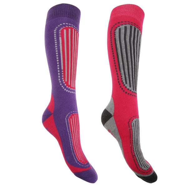 floso FLOSO Womens/Ladies Ski Socks (Pack Of 2)