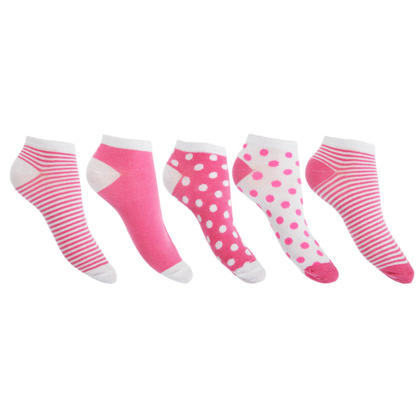 Floso Floso Womens/Ladies Trainer Socks (Pack Of 5)