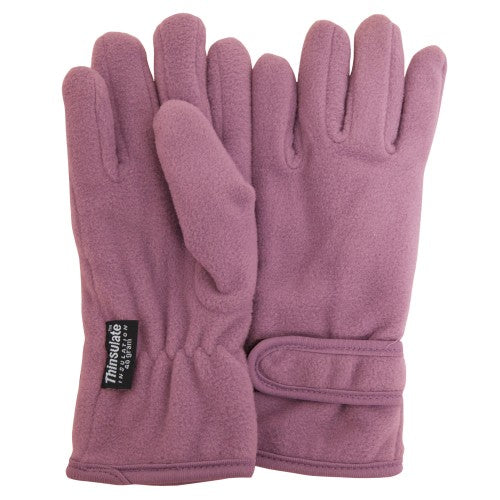 floso FLOSO Girls Childrens/Kids Plain Thermal Thinsulate Fleece Gloves (3M 40g)
