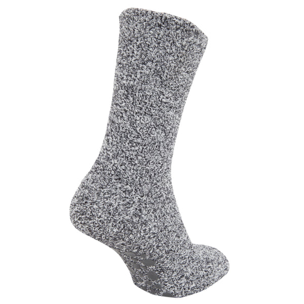 Floso FLOSO Ladies Warm Slipper Socks With Rubber Non Slip Grip