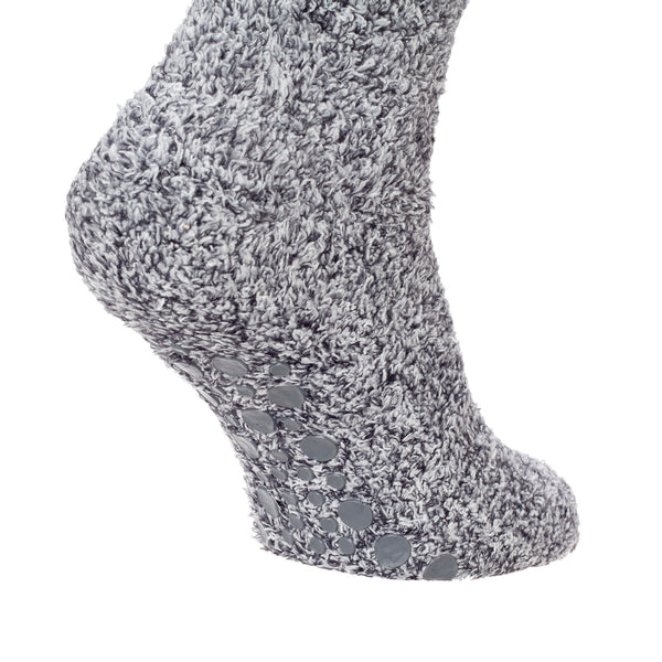Floso FLOSO Ladies Warm Slipper Socks With Rubber Non Slip Grip
