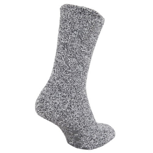 floso FLOSO Ladies Warm Slipper Socks With Rubber Non Slip Grip