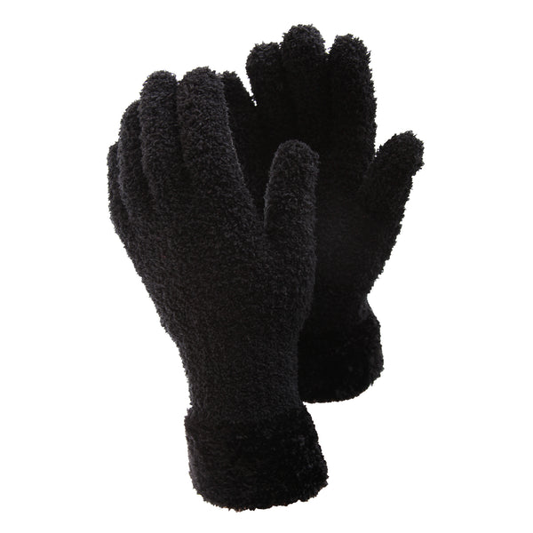 Floso FLOSO Ladies/Womens Fluffy Extra Soft Winter Gloves With Patterned Cuff