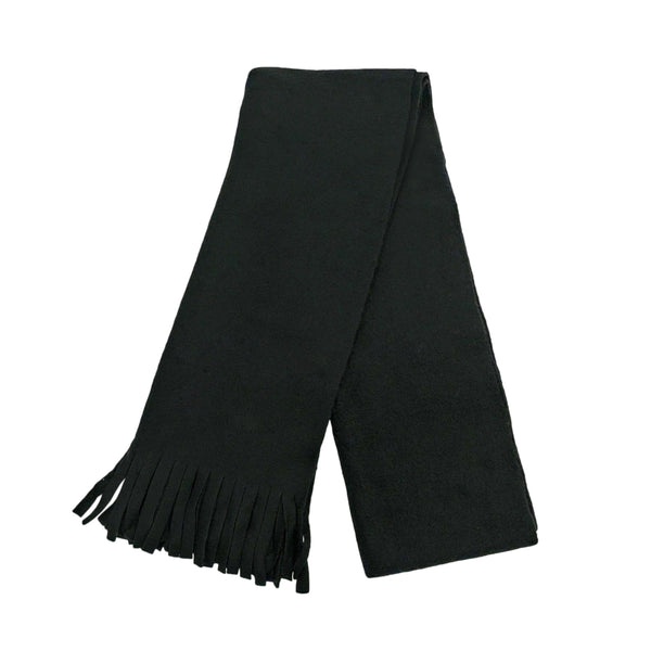 Floso FLOSO Ladies/Womens Plain Thermal Fleece Winter/Ski Scarf With Fringe