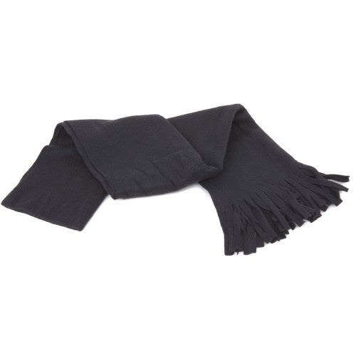 floso FLOSO Ladies/Womens Plain Thermal Fleece Winter/Ski Scarf With Fringe