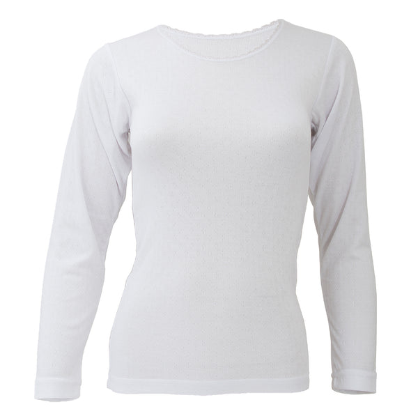 floso FLOSO Ladies/Womens Thermal Underwear Long Sleeve T-Shirt/Top (Standard Range)