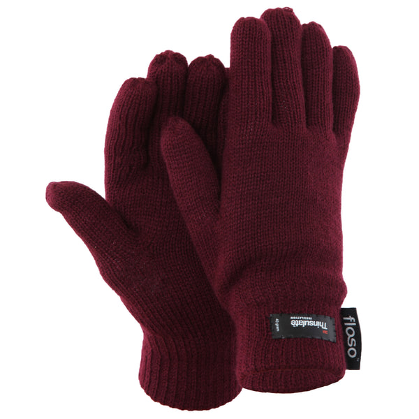 Floso FLOSO Ladies/Womens Thinsulate Thermal Knitted Gloves (3M 40g)