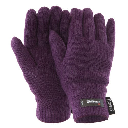 floso FLOSO Ladies/Womens Thinsulate Thermal Knitted Gloves (3M 40g)