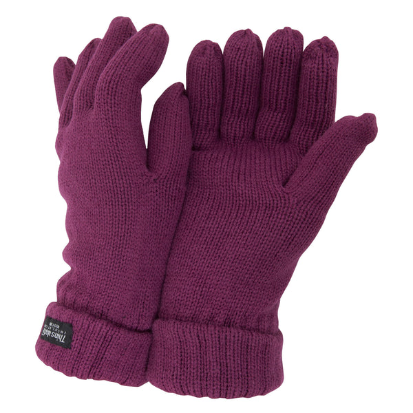 Floso FLOSO Ladies/Womens Thinsulate Winter Knitted Gloves (3M 40g)