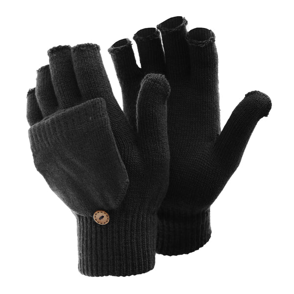 Floso FLOSO Ladies/Womens Winter Capped Fingerless Magic Gloves