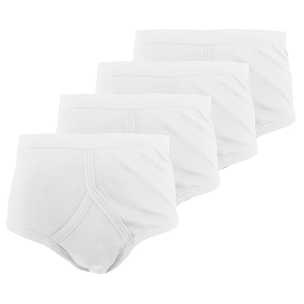 floso FLOSO Mens 100% Cotton Interlock Y-Front Underwear (Pack Of 4)