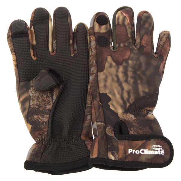 Floso Floso Mens Neoprene Premium Angling/Fishing Gloves