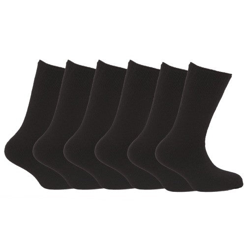 floso FLOSO Mens Premium Quality Multipack 1.9 Tog Thermal Socks (Pack Of 6)
