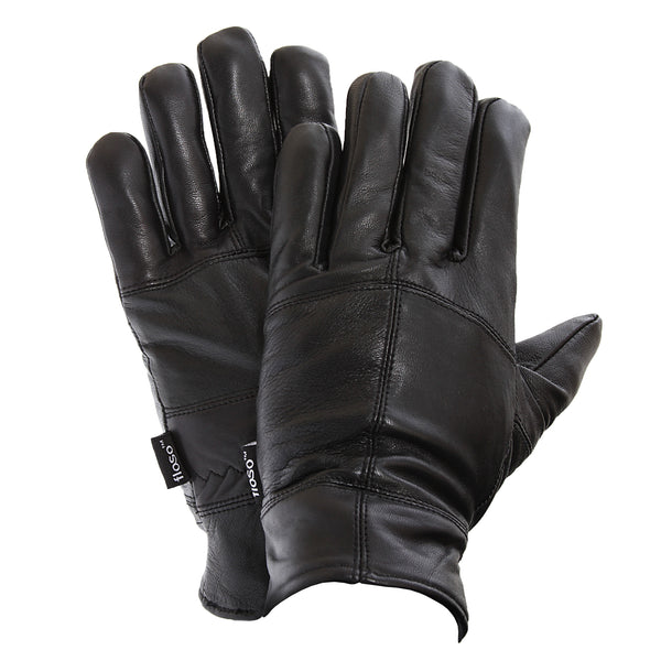 Floso FLOSO Mens Thinsulate Lined Genuine Leather Gloves (3M 40g)