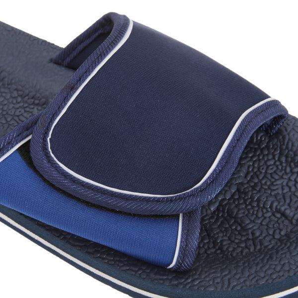 Floso FLOSO Mens Two Tone Touch Fastening Flip Flops
