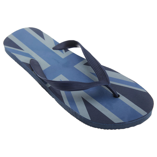 Floso FLOSO Mens Union Jack Design Great Britain Summer Wear Flip Flops