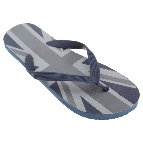 Floso FLOSO Mens Union Jack Design Great Britain Summer Wear Flip Flops