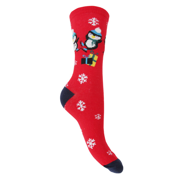 Floso FLOSO Womens/Ladies Christmas Character Design Novelty Socks (4 Pairs)