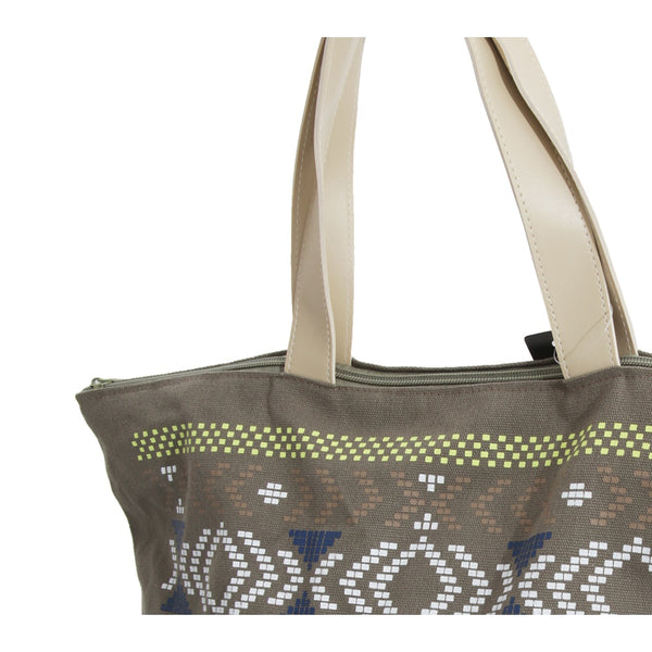 Floso FLOSO Womens/Ladies Cotton Rich Aztec Print Top Handle Handbag