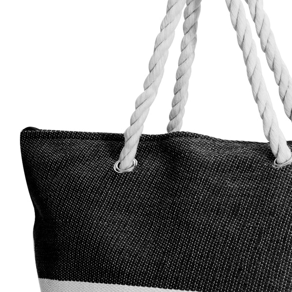 Floso FLOSO Womens/Ladies Stripe Pattern Straw Woven Summer Handbag