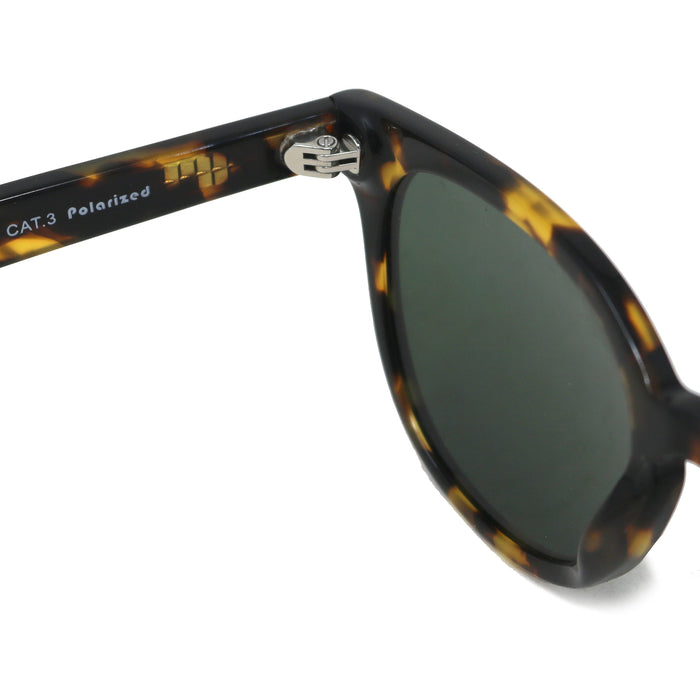 Floto Camelot Round Sunglasses Espresso Tortoise