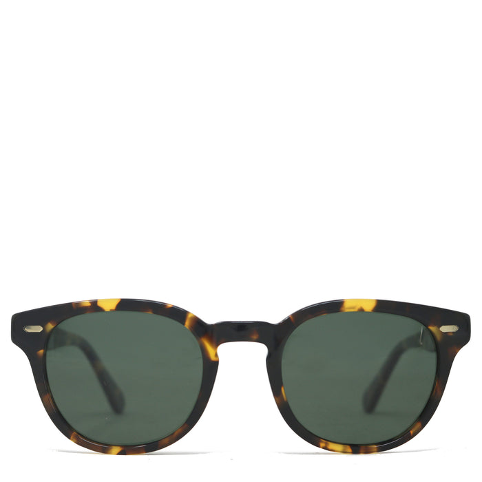 floto Camelot Round Sunglasses Espresso Tortoise
