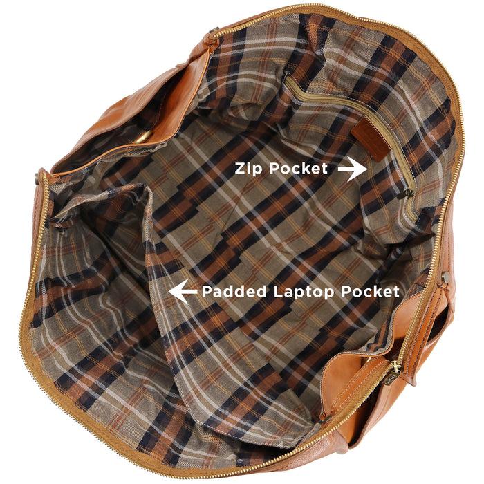 Floto Chianti Duffle Bag Tobacco Brown