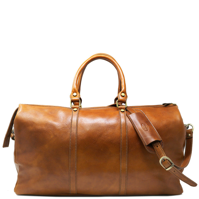 floto Chianti Duffle Bag Tobacco Brown