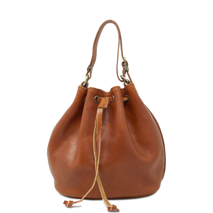 Floto Chianti Mini Bucket Tobacco Brown