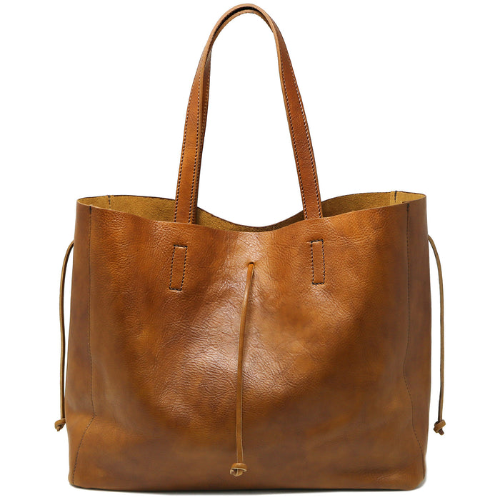 floto Chianti Tote Tobacco Brown