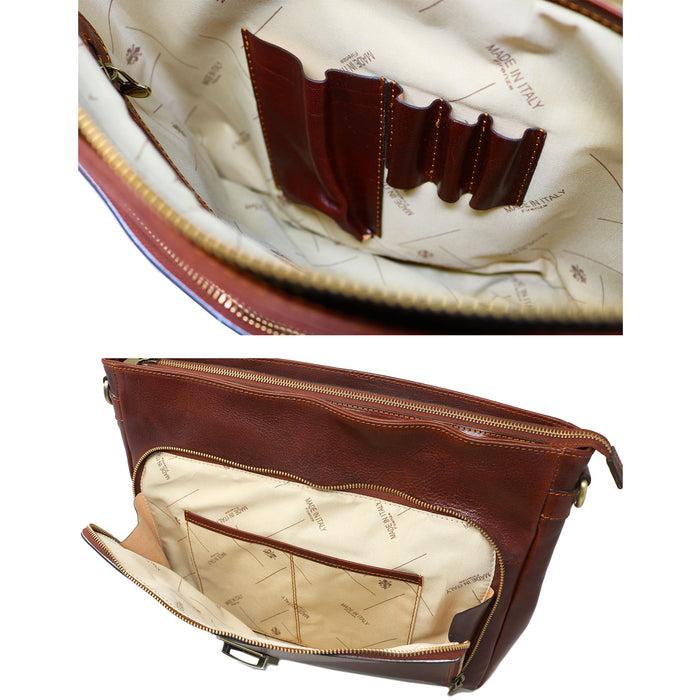 Floto Corsica Laptop Bag Vecchio Brown