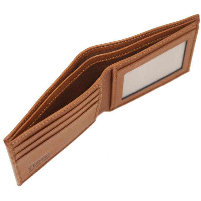 Floto Firenze Billfold ID Wallet Tan