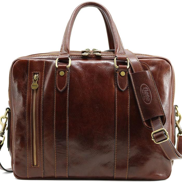 floto Firenze Commuter Brief Vecchio Brown