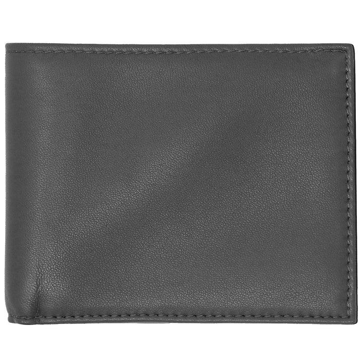 floto Firenze Double Billfold I.D. Wallet Grey