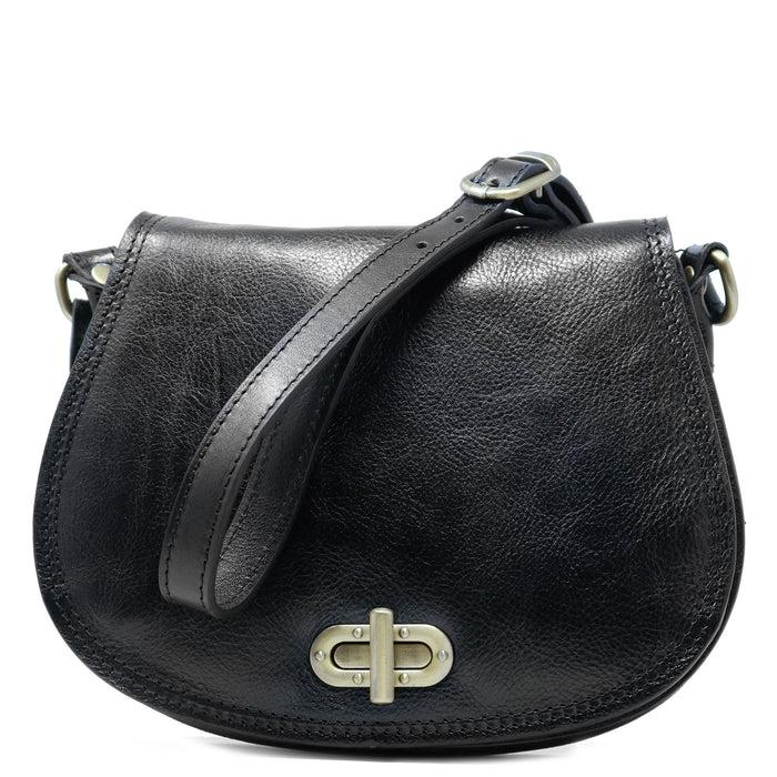 Floto Firenze Saddle Bag Black