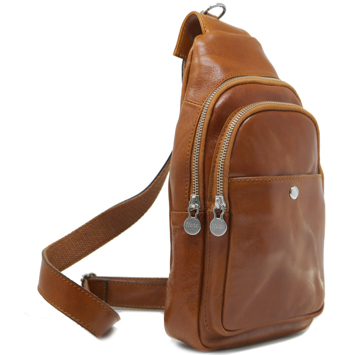 Floto Firenze Shoulder Pack Vecchio Brown