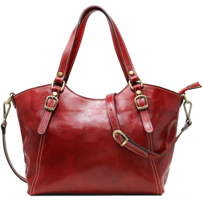 Floto Ischia Shoulder Bag Olive (Honey) Brown