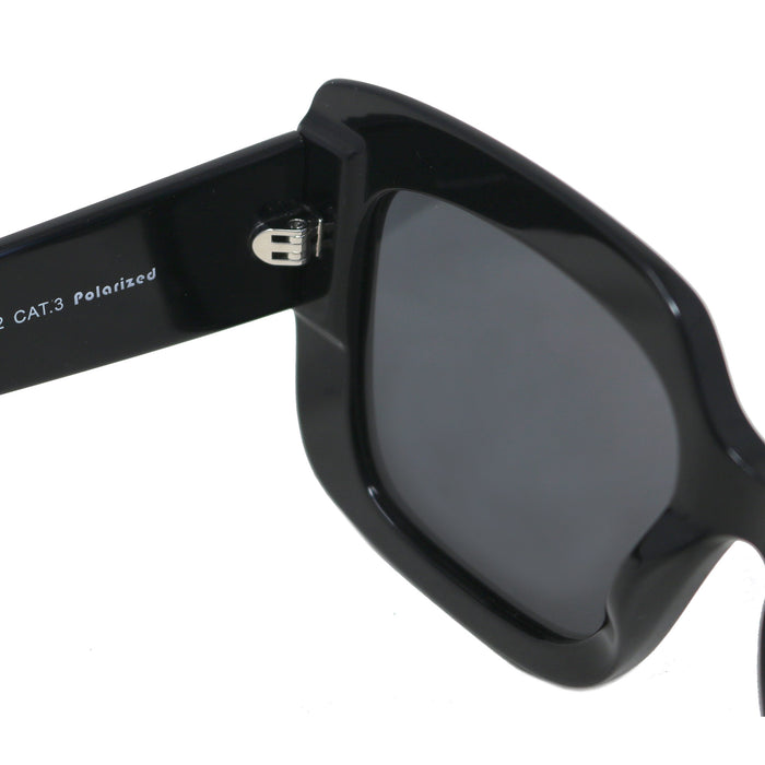 Floto Jacqueline Square Sunglasses Black