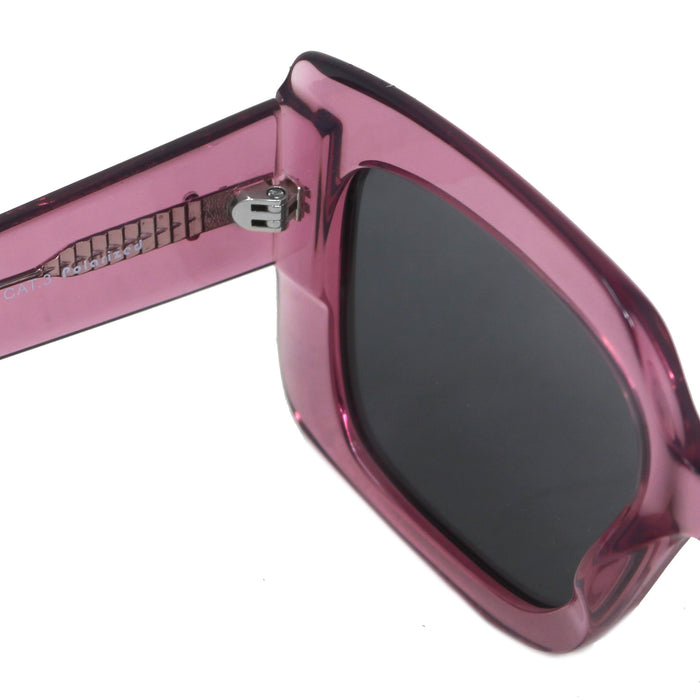 Floto Jacqueline Square Sunglasses Sunset Rose