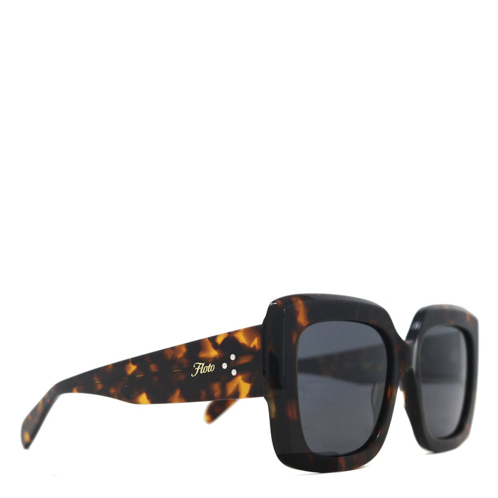 Floto Jacqueline Square Sunglasses Tuscan Shell