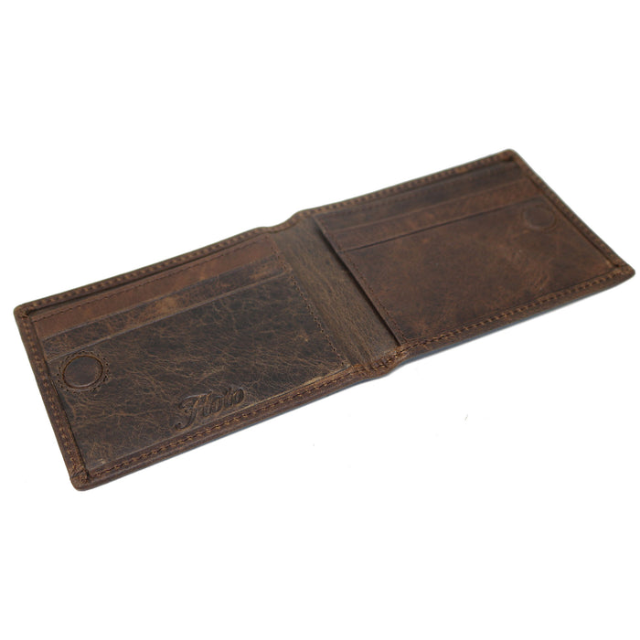 Floto Milano Slim Wallet Rustic Brown