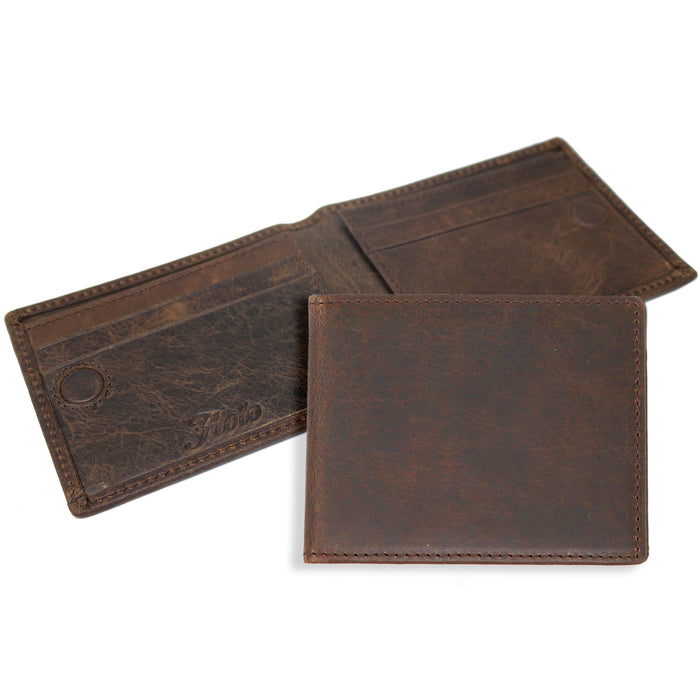 floto Milano Slim Wallet Rustic Brown